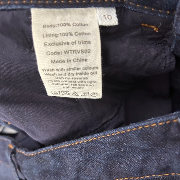 Toast twisted seam Japanese denim pants UK10 - Picture 7 of 7